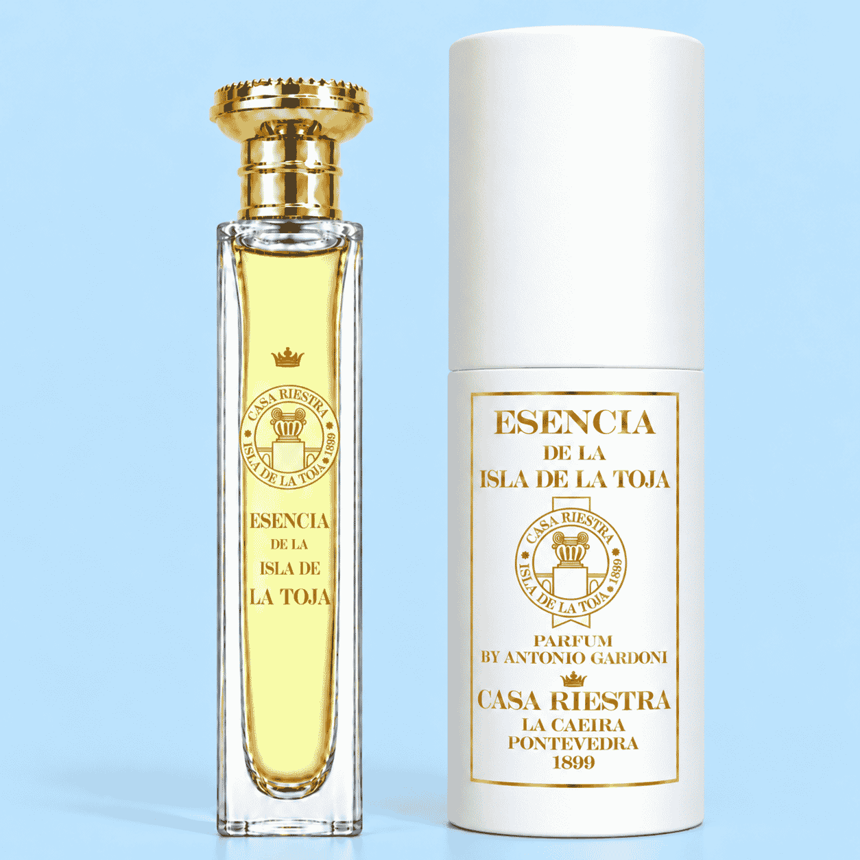 Esencia de la Isla de La Toja 30 ml botella y caja
